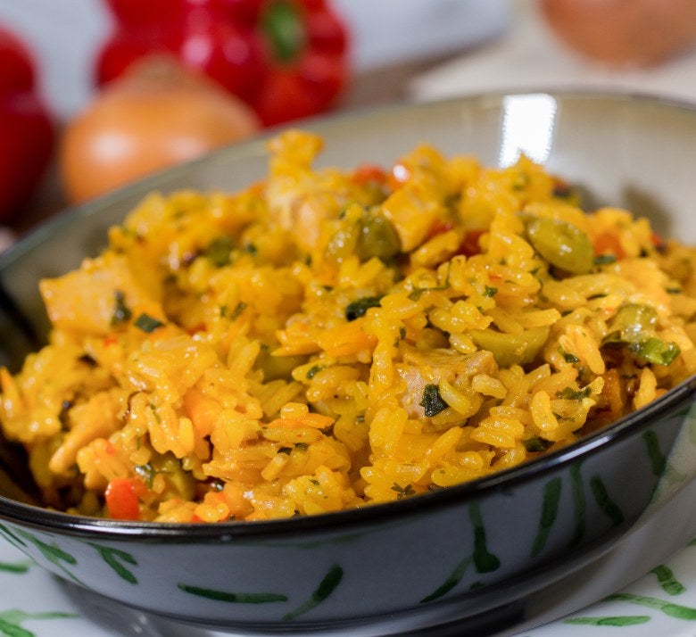 Plato de arroz con Pollo Plato de arroz con Pollo