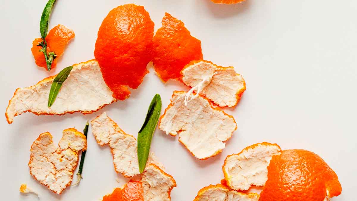 ¿Cómo consumir la cáscara de la mandarina?