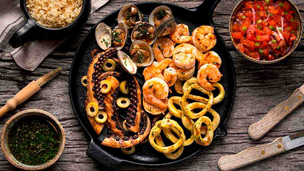 Mariscos versátiles y deliciosos