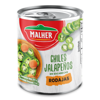 Chiles Jalapeños Rodajas 215g