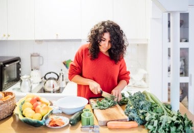 Cocinando con tempeh. Cocinando con tempeh.