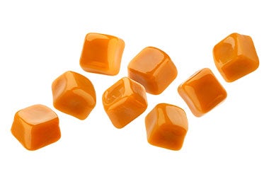 Manotada de caramelos de borojó.