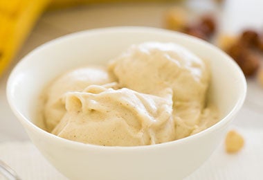 Tazón de helado de nance.