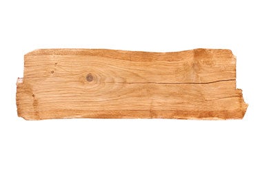 Pedazo de madera de roble utilizado para fabricar bateas de madera.