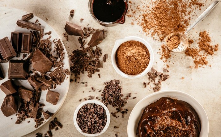 Distintas presentaciones del chocolate