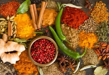 Zaatar mezcla de especias.