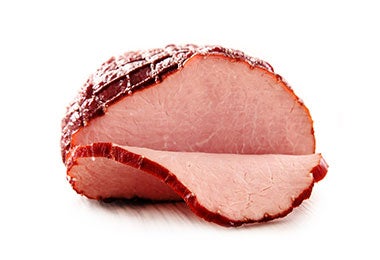 Jamón con humo líquido. Jamón con humo líquido.
