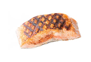 Salmón con humo líquido. Salmón con humo líquido.