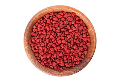 Semillas de achiote para preparar aceite. Semillas de achiote para preparar aceite de achiote.