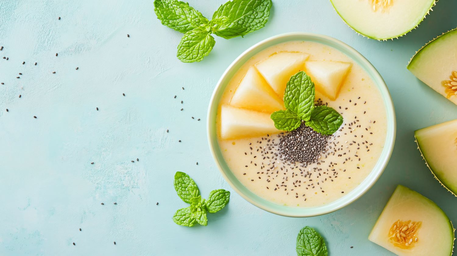 Batido de Melón y chia