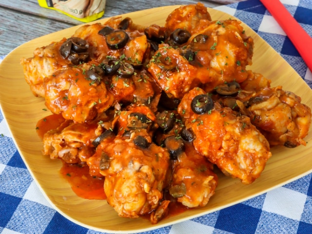 Alitas Guisadas