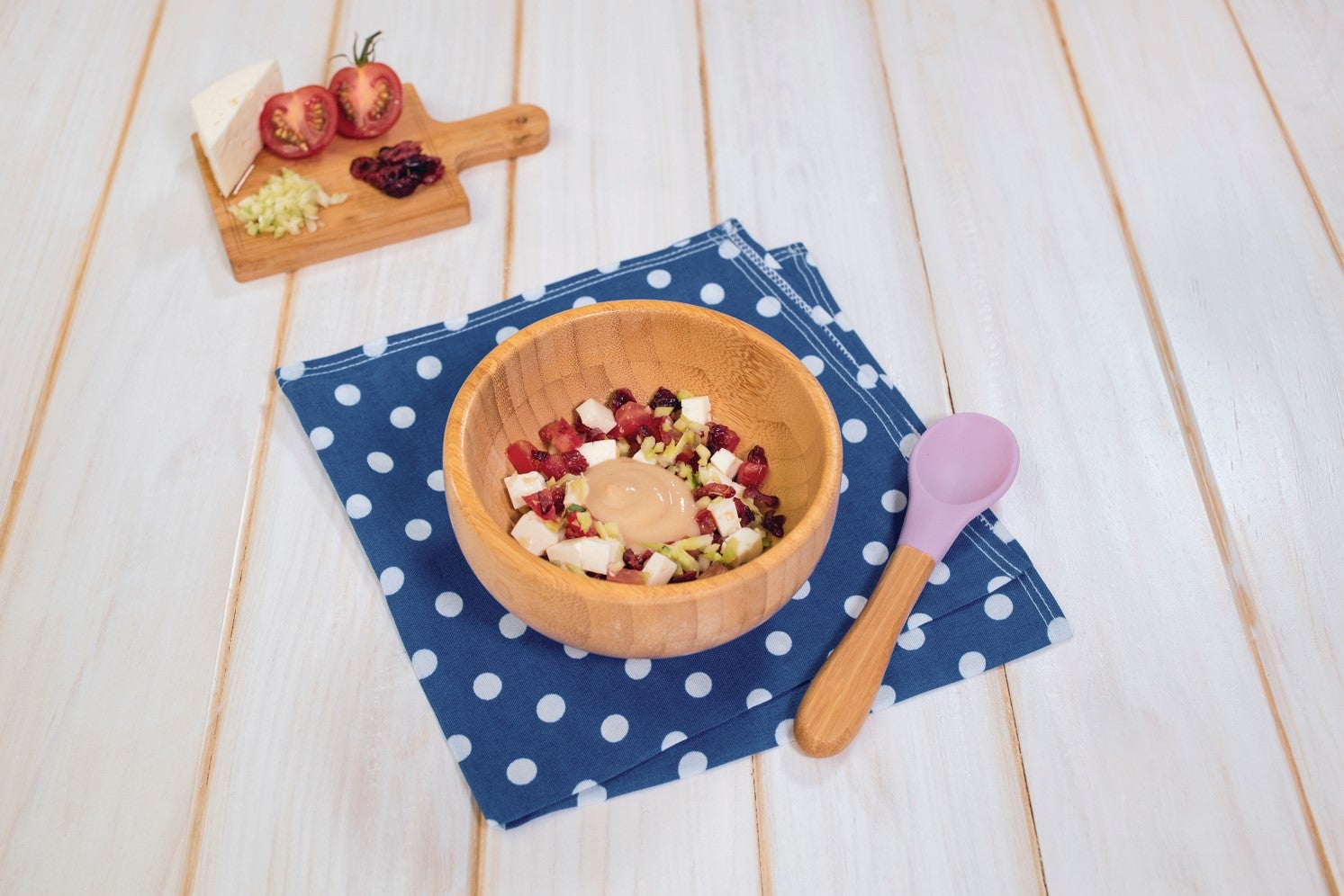 Ensalada de Vegetales con Salsa de Pera Gerber®