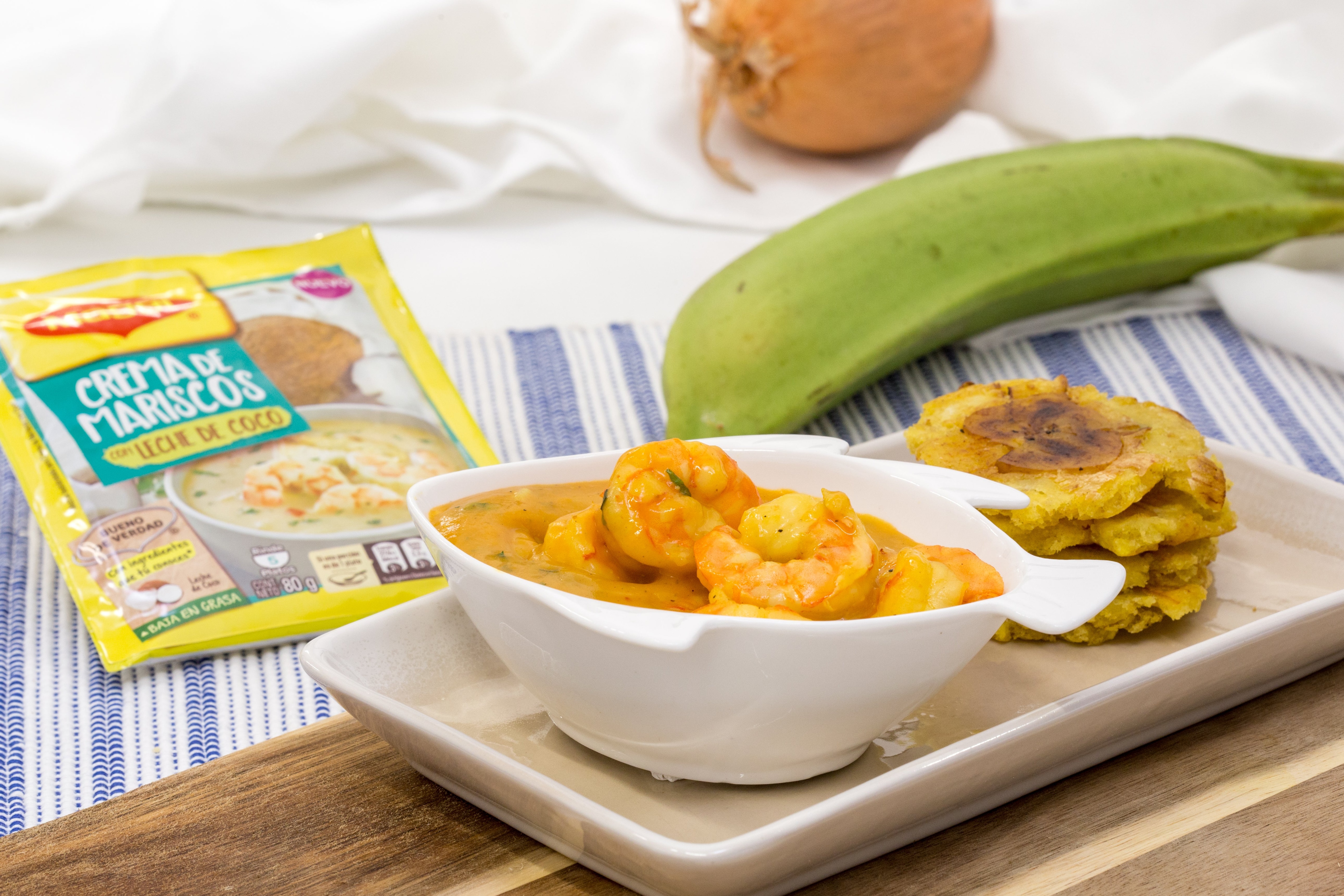 Camarones en Salsa de Curry