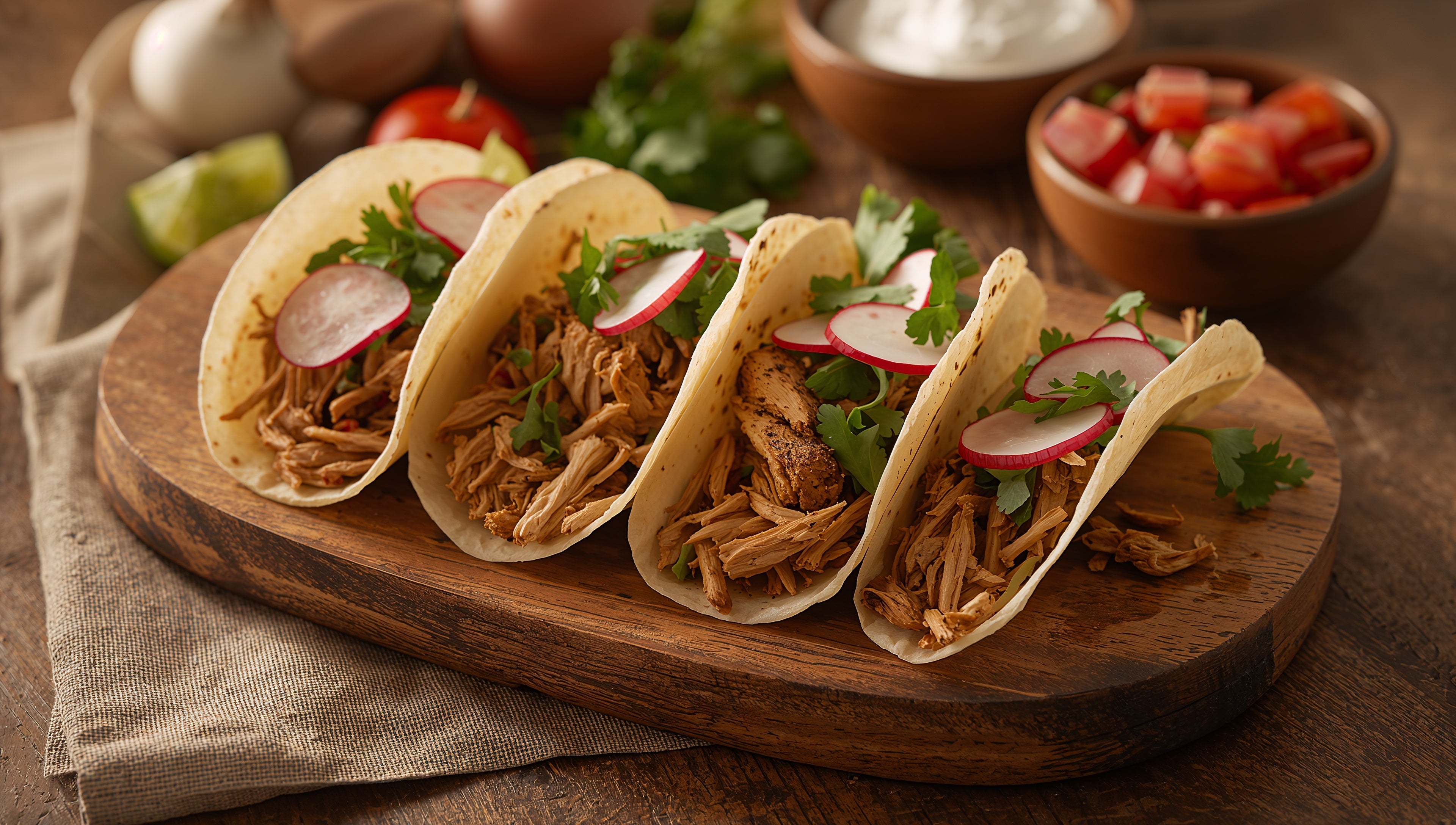 tacos de pollo