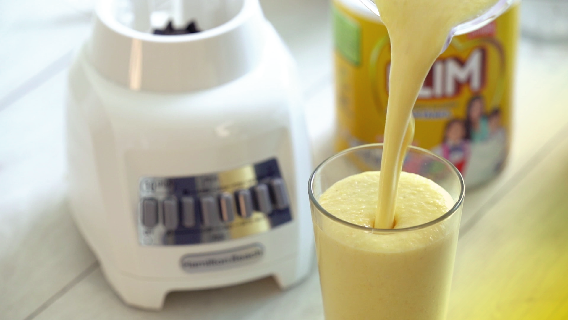 Batido de Melocotón y Mango con KLIM