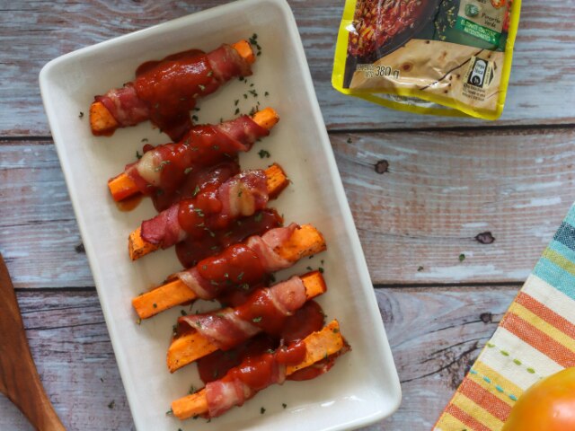 Camote con Tocino en Salsa