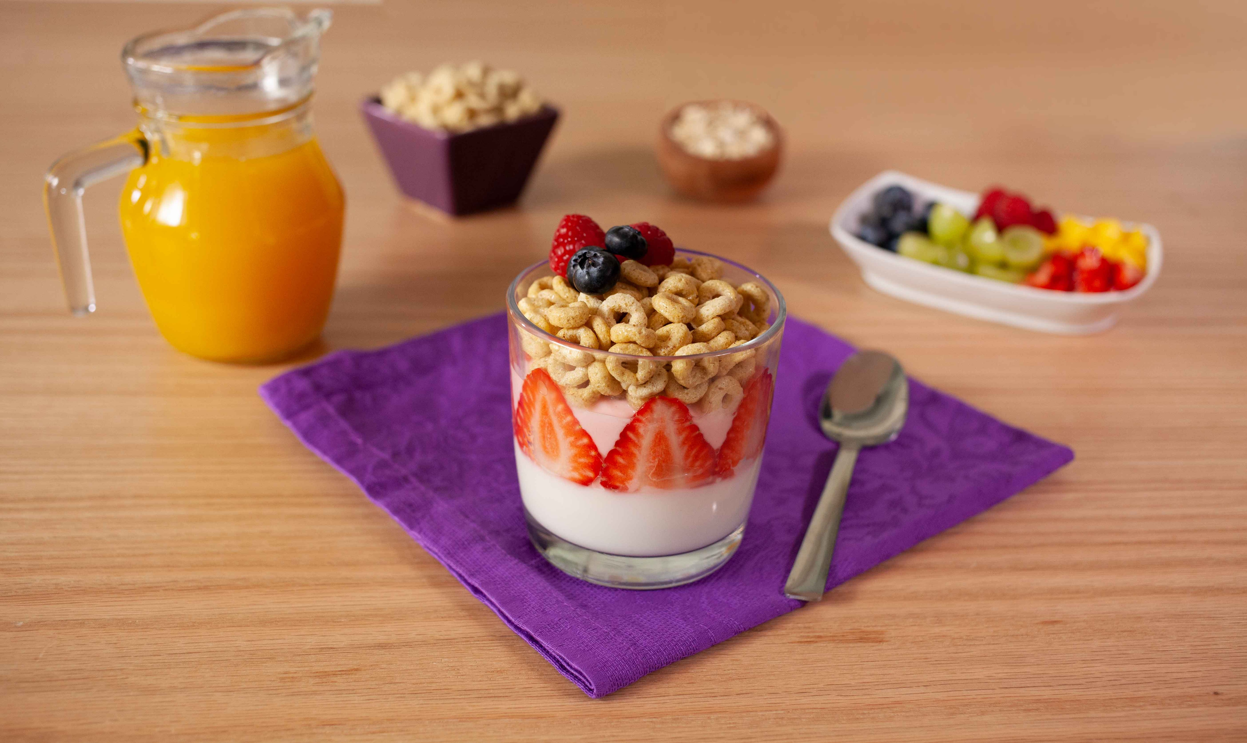 Copa de yogurt