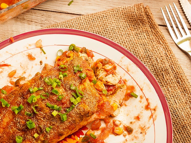 Enchiladas de Pollo