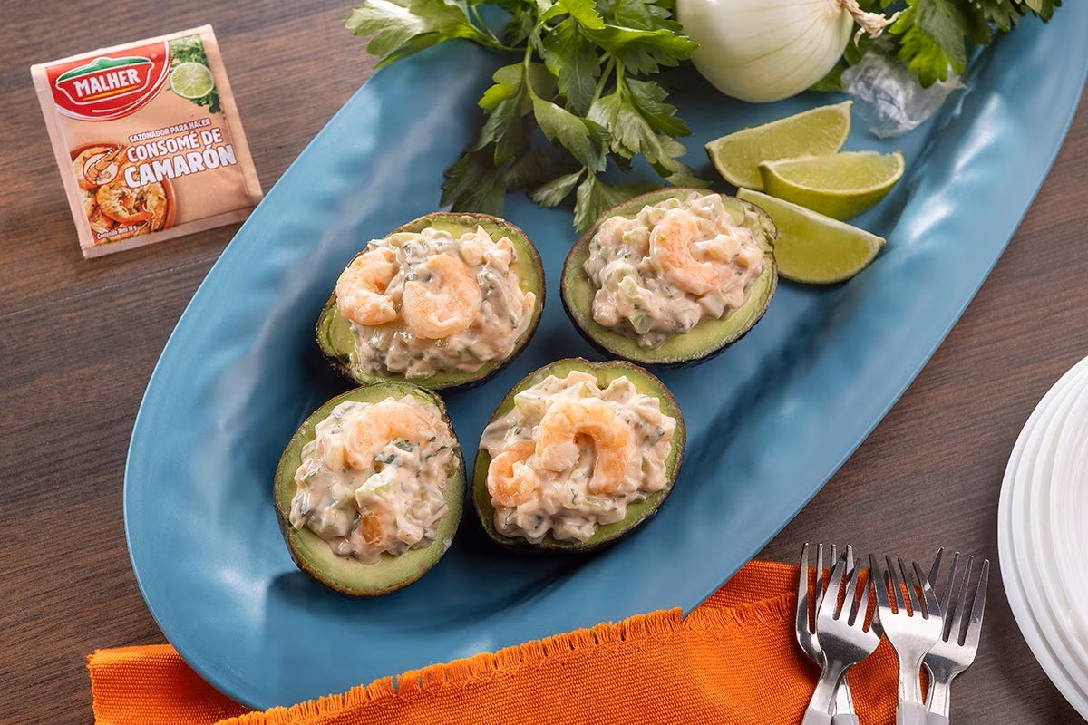 Aguacates Rellenos de Camarones, image size:1200x800
