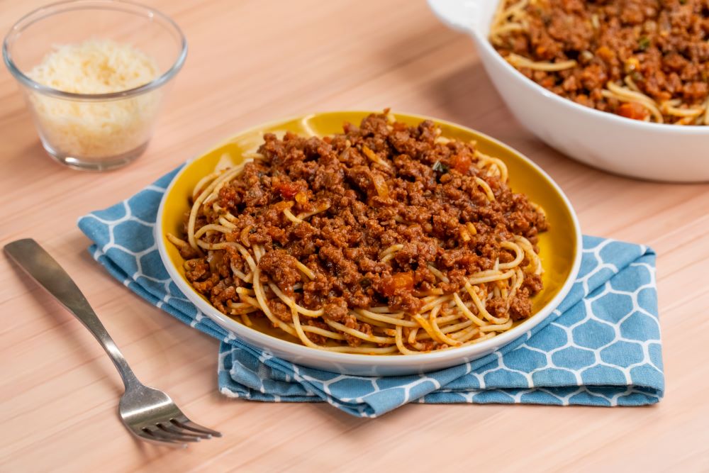 Macarrones con carne