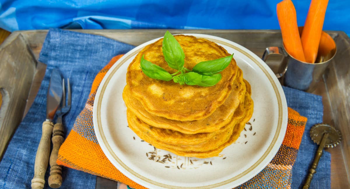 Pancakes de zanahoria con NIDO® Forticrece Recetas Nestlé