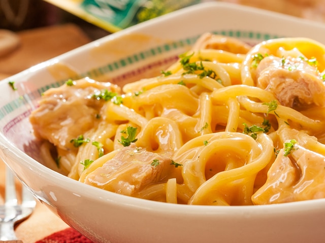 Espaguetis con Mariscos