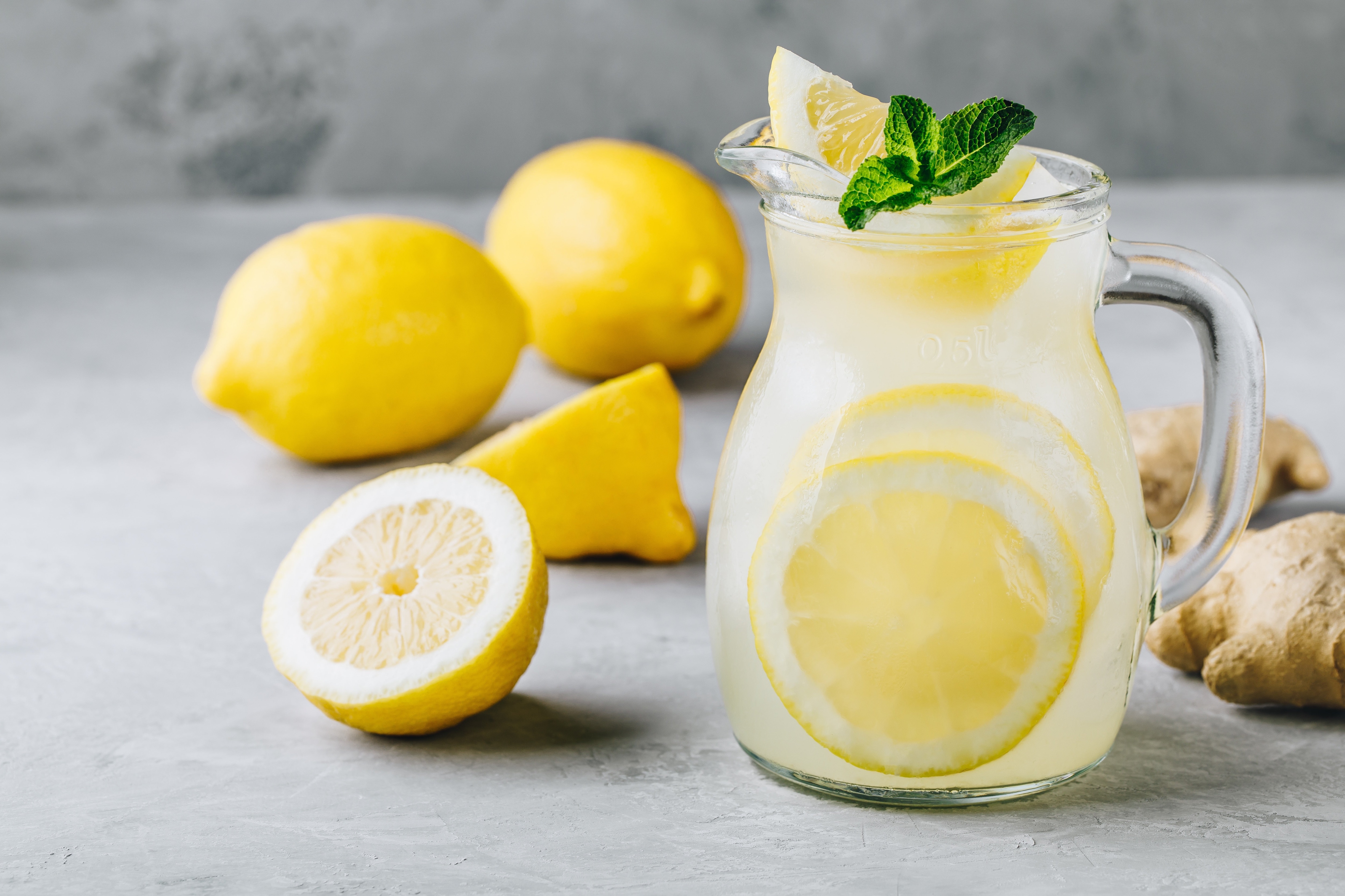 Limonada con Leche Condensada y Jengibre