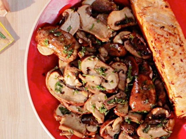 Receta de champiñones salteados