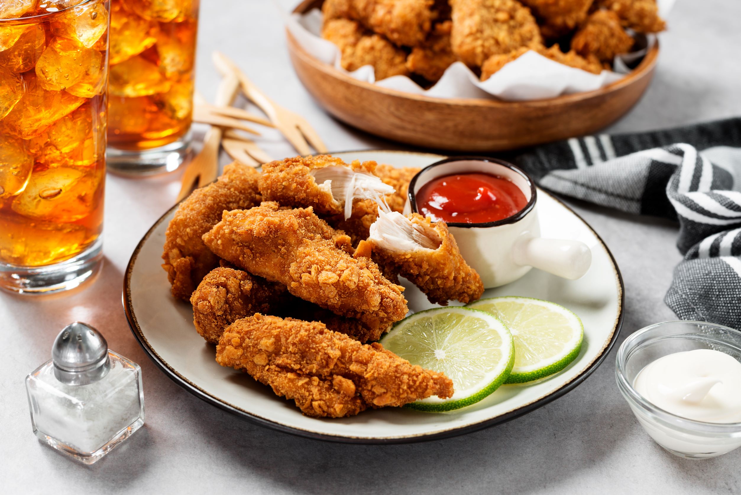 Tiras de Pollo Fritas