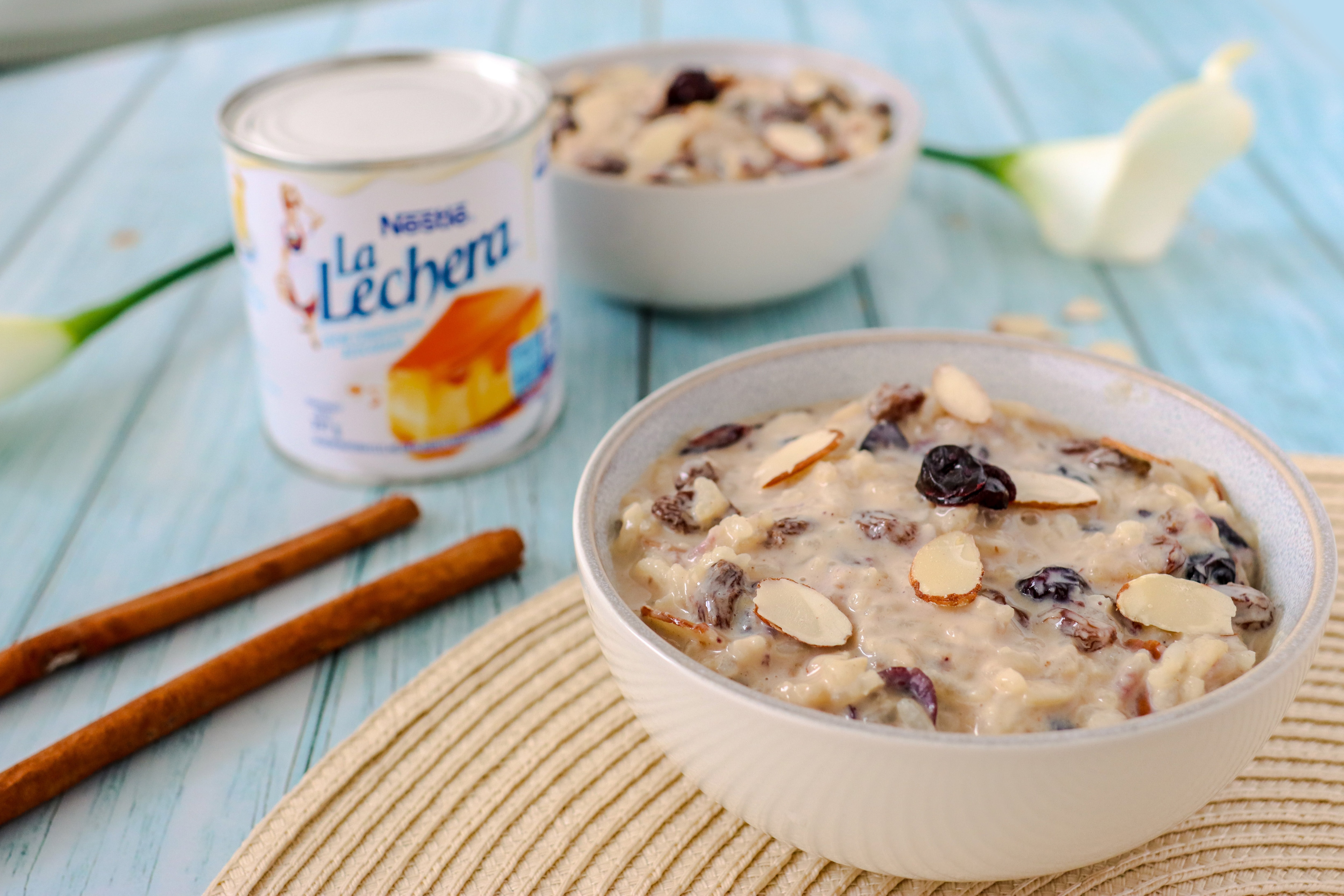 Arroz con Leche y Frutos Secos