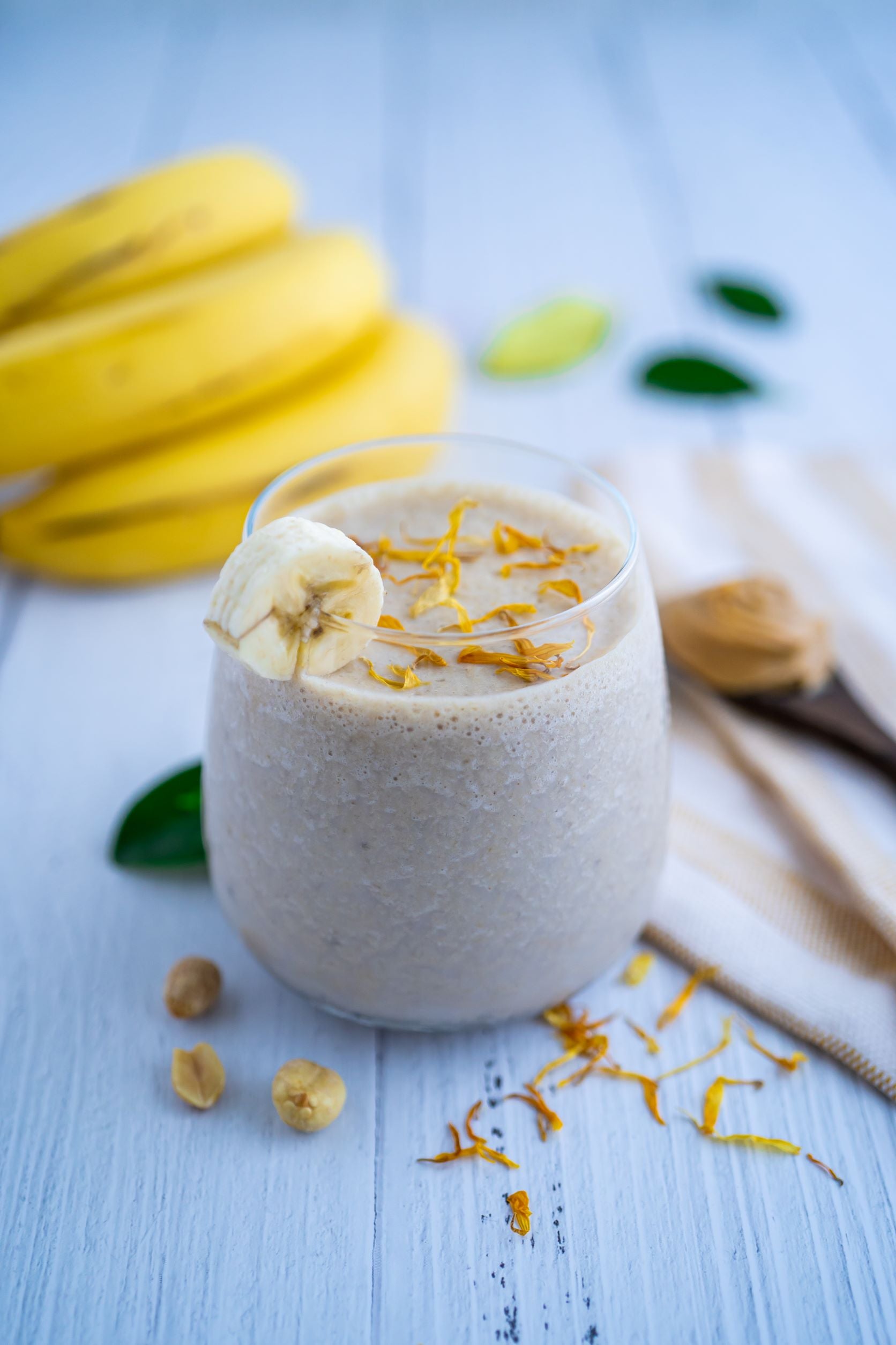 Batido de Banana con Mantequilla de Maní