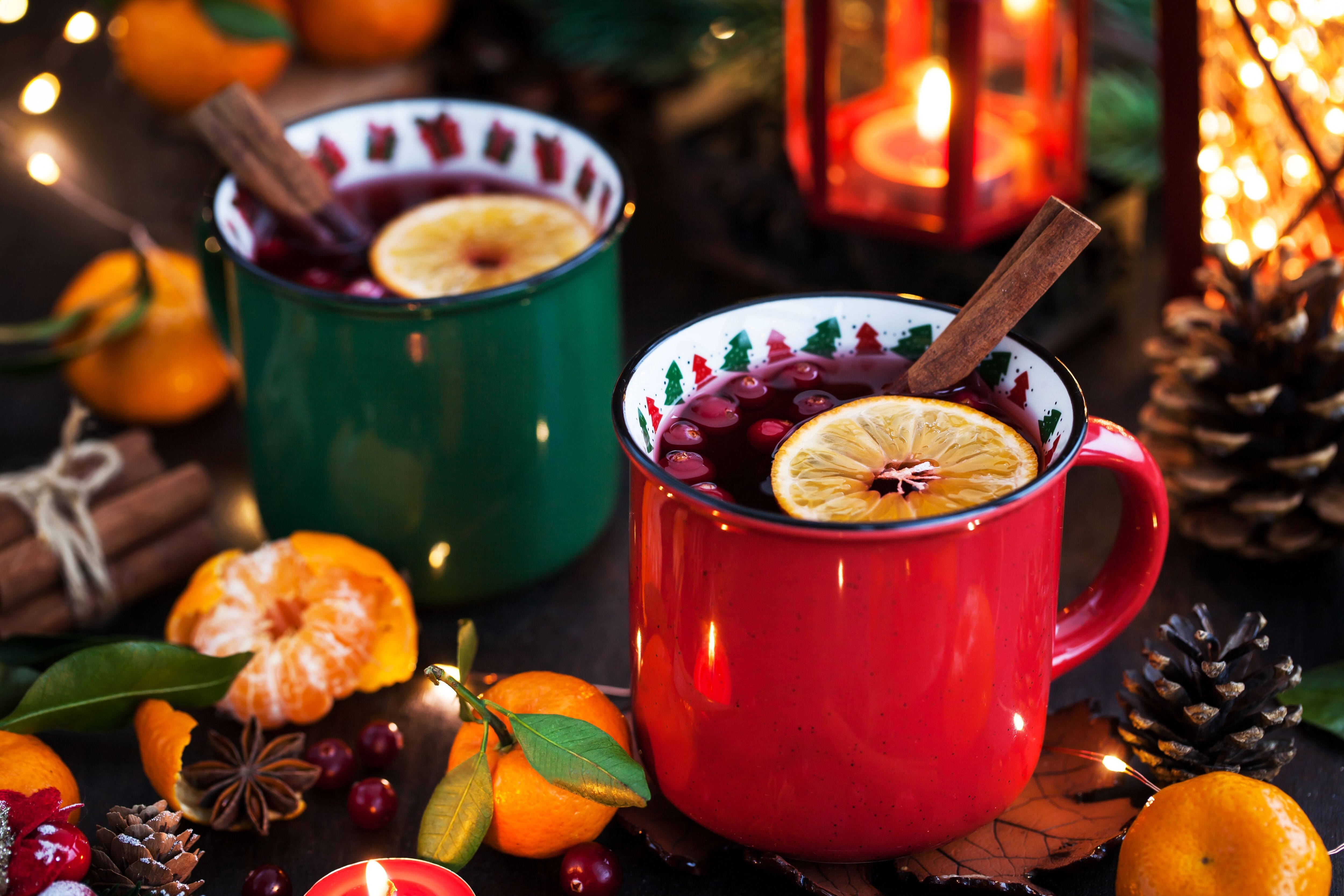 Ponche de Frutas Navideño
