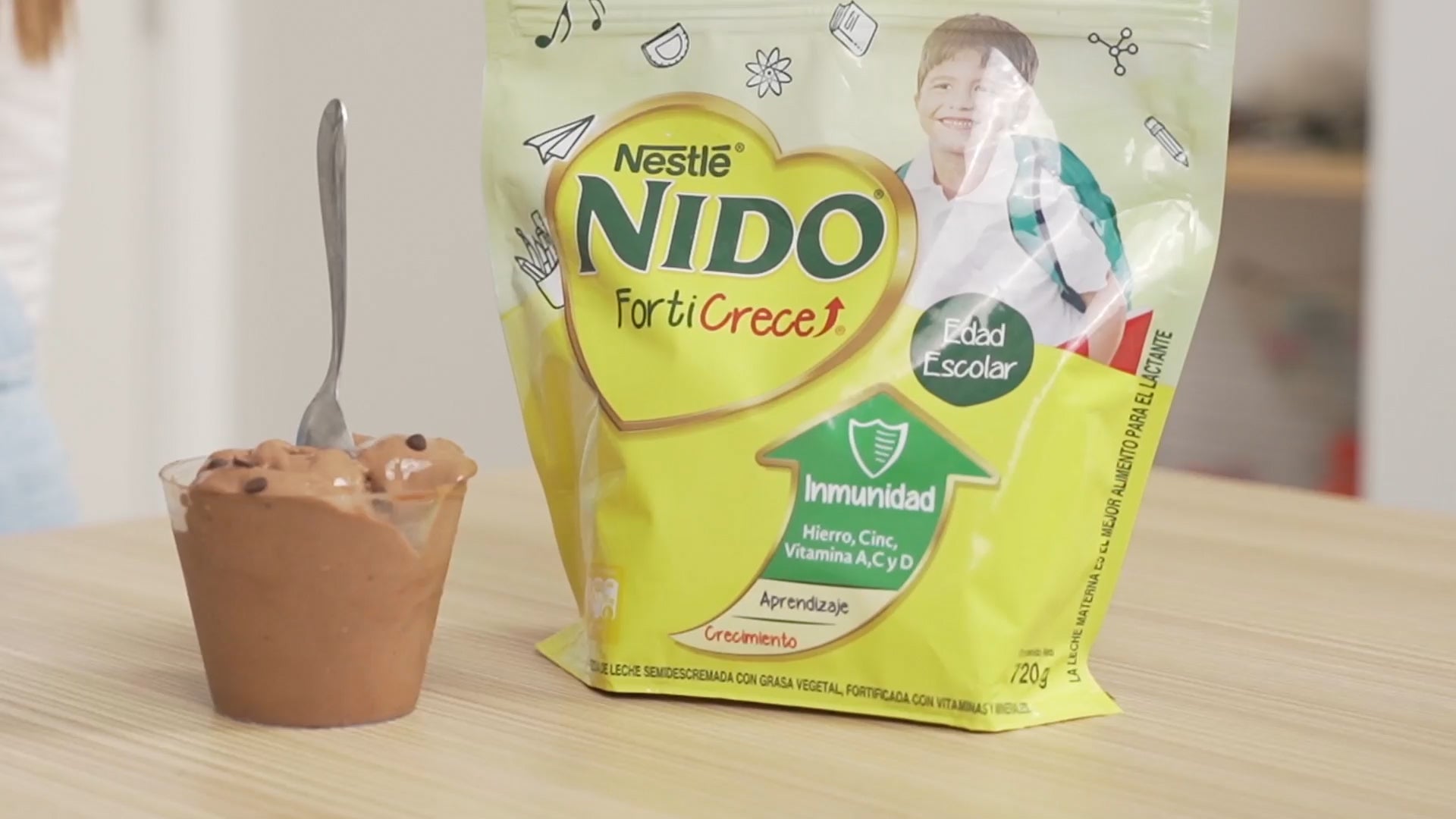 Helado de Chocolate y Banana