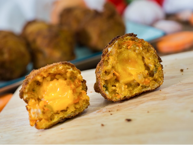 Croquetas de Arroz con Pollo