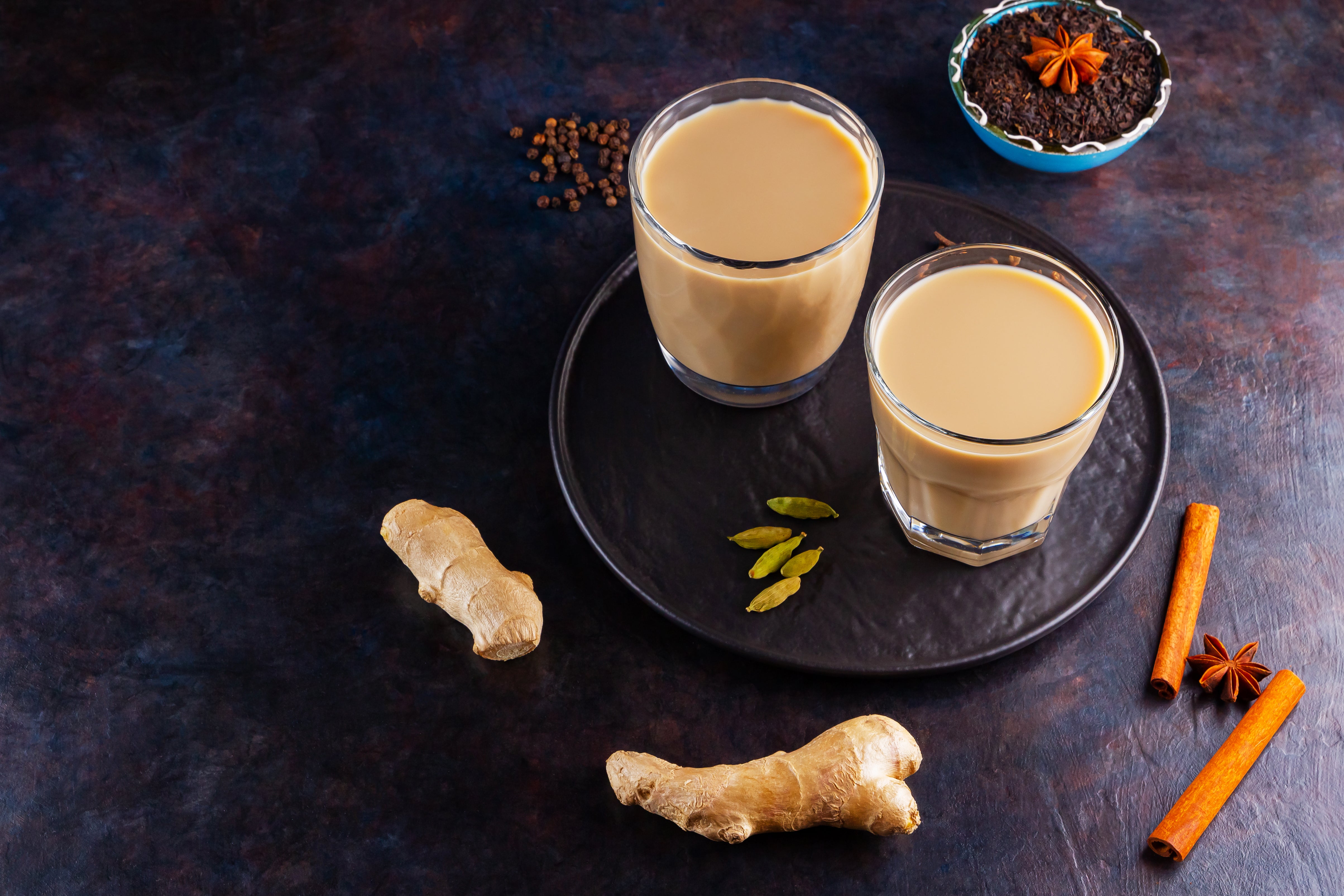 Latte de vainilla y Jengibre