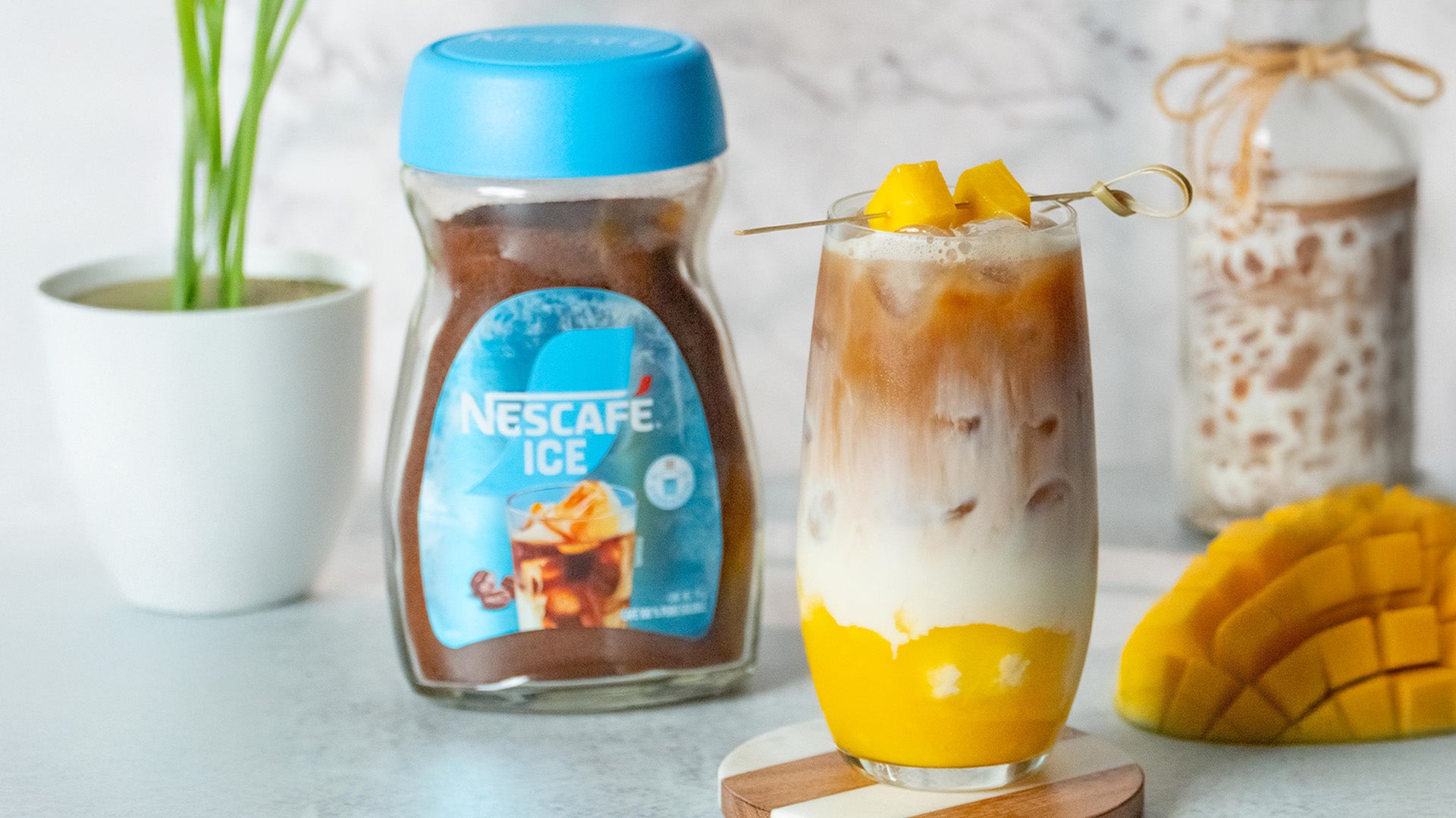 Mango Iced Latte