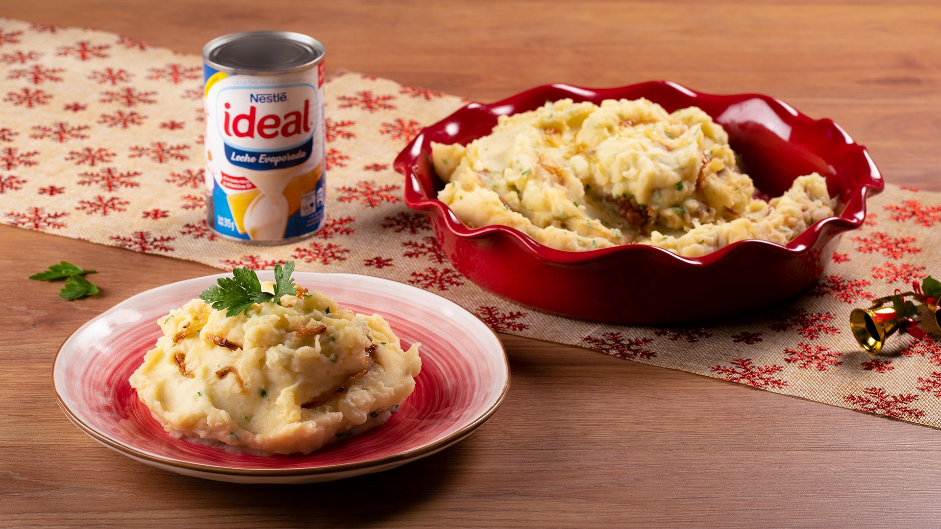 Puré de Papas con Cebolla Caramelizada