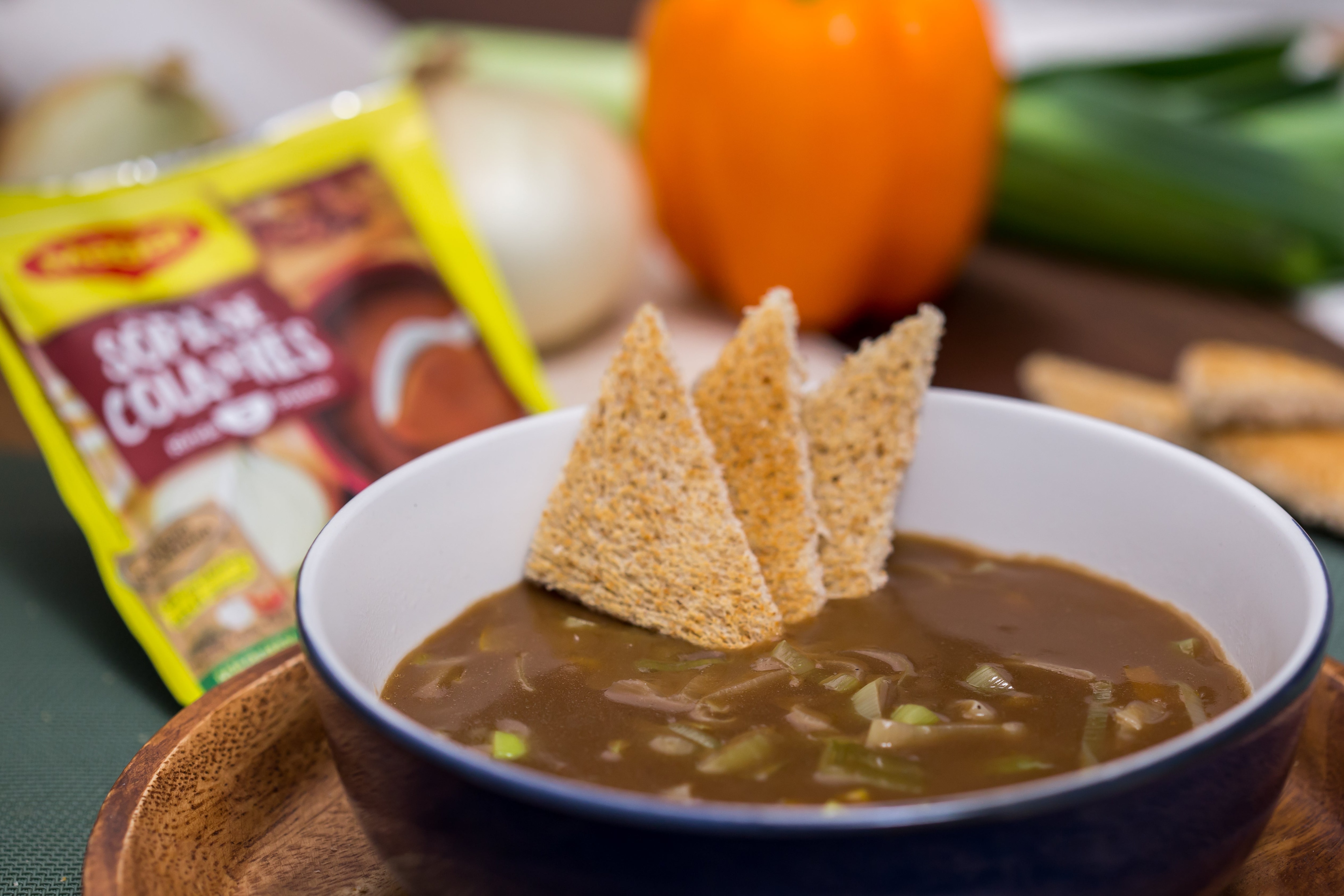 Crema de Res con Puerro