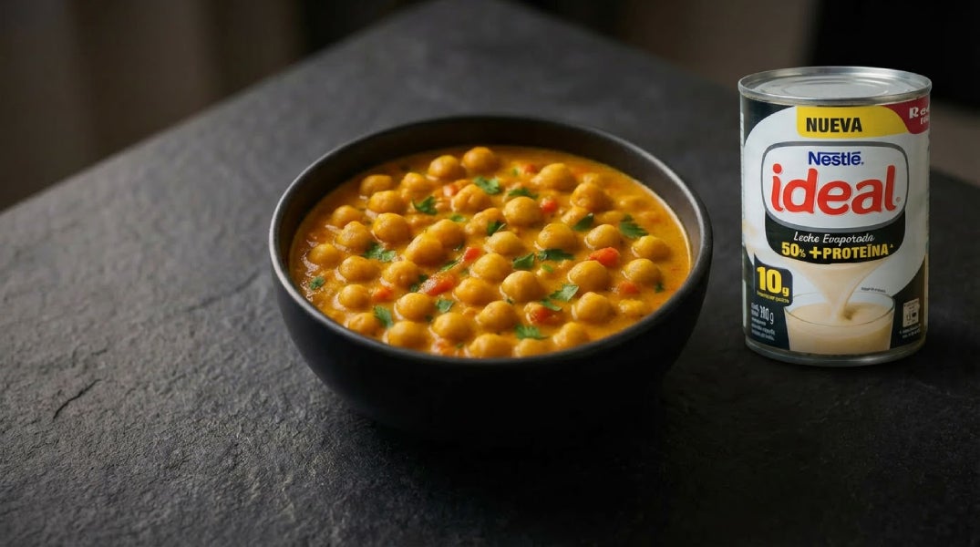 Curry ligero de garbanzos
