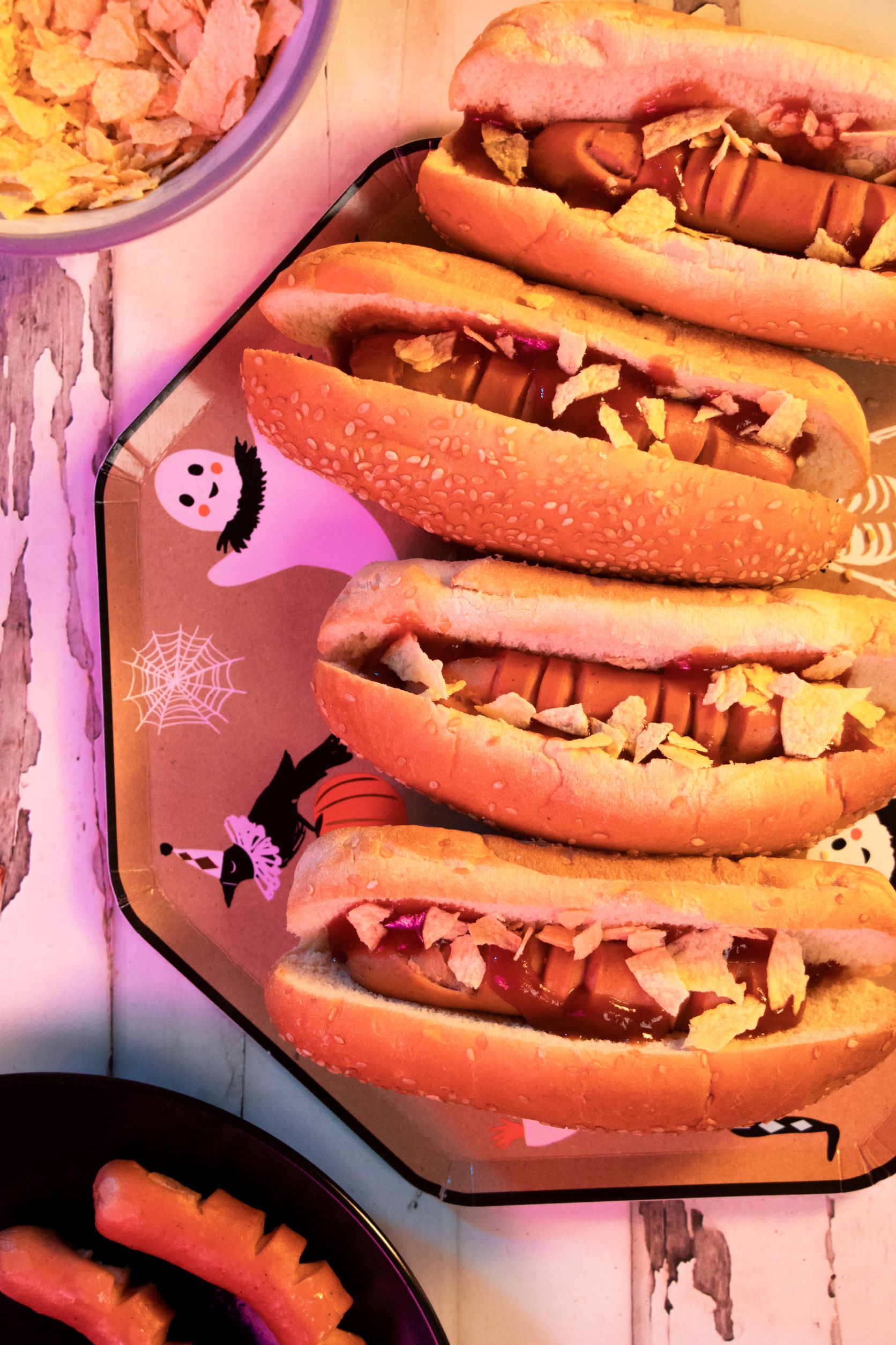 Hot Dogs ¡Edición Halloween!