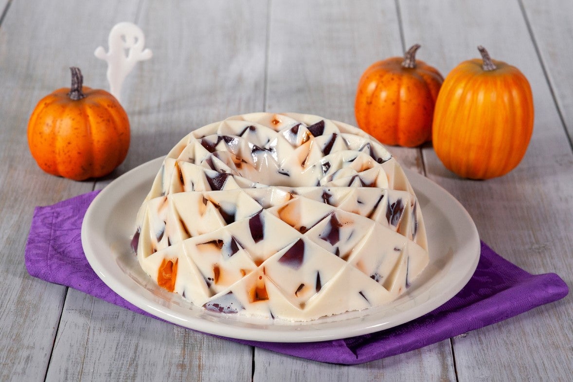 Gelatina de mosaico para Halloween Recetas Nestlé