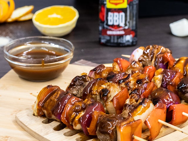 Salsa BBQ con Naranja