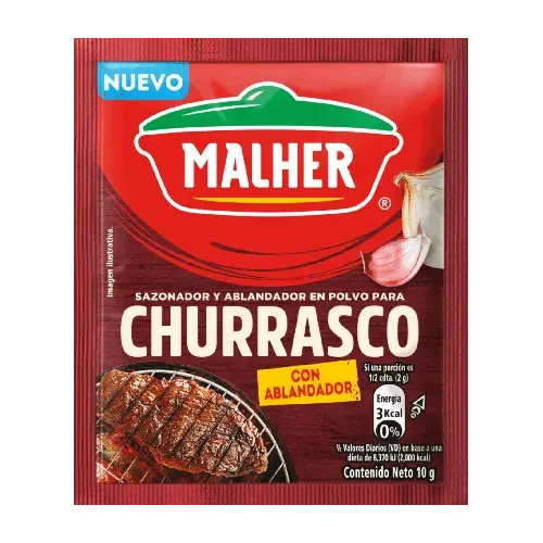Sazonador y ablandador en polvo para churrasco