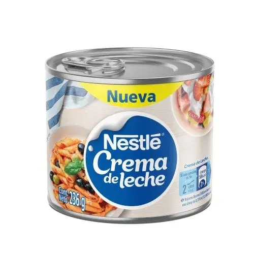 Crema de Leche Nestlé®: más cremosidad y sabor que realza tus recetas dulces y saladas. ¡Haz cada plato irresistible!