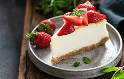 Cheesecake de fresas.