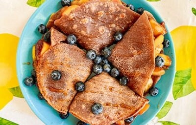 Las crepes son una preparación muy famosa de la comida francesa.