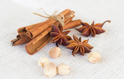 Anís estrellado con astillas de canela