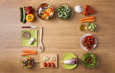 Una variedad de alimentos que contienen una cantidad considerable de macronutrientes