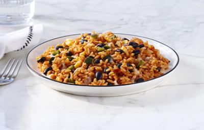 Arroz negro con frijoles Arroz negro con frijoles