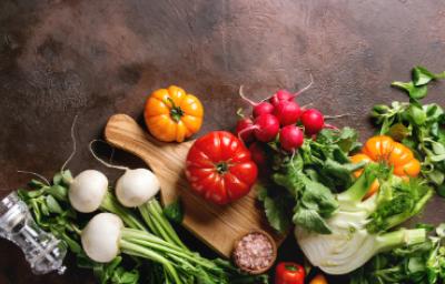 variedad de verduras frescas, hinojo Variedad de verduras frescas, hinojo